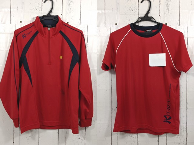 y65 長崎県 九州文化学園高校 体操服 体操着 半袖シャツ+長袖ジャージ/yt4251【4SME】