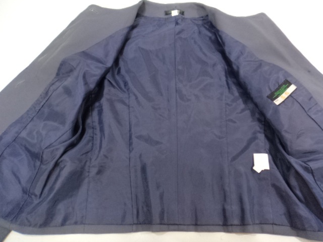 T285 熊本県有明高等学校 冬服ブレザー+ニットベスト+スカート+リボン 