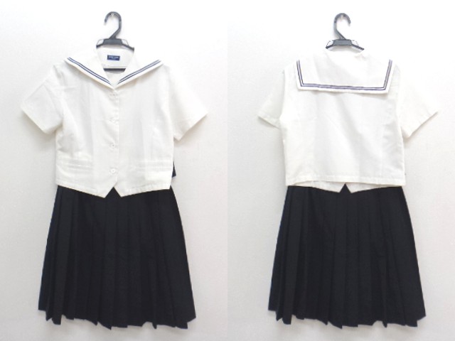 H22 愛知県 桜花学園高校 夏服セーラー服 サイズMT+スカート