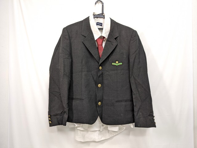 L16 千葉県 木更津総合高校 ブレザー+長袖シャツ+ネクタイ/yt2835