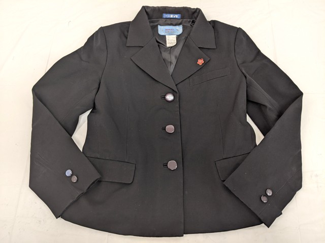 m44 中学校?? 高校?? 校章付ブレザー+冬服スカート/yt3119【4VKG】