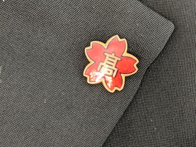 m44 中学校?? 高校?? 校章付ブレザー+冬服スカート/yt3119【4VKG】