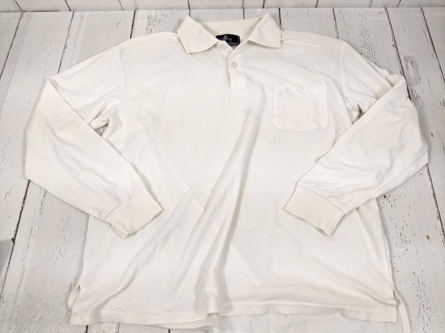 w99 広島県 美木中学校 長袖ポロシャツ+体操服 長袖シャツ/yt4144【2HXC】