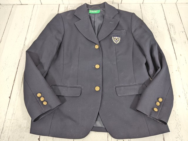 b08 長崎県 学校法人奥田学園 創成館高校 ブレザー+夏服/冬服スカート+リボン+ネクタイ/yt4543【3PXKE】