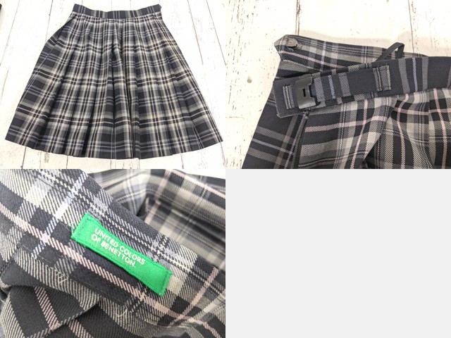 b08 長崎県 学校法人奥田学園 創成館高校 ブレザー+夏服/冬服スカート+リボン+ネクタイ/yt4543【3PXKE】