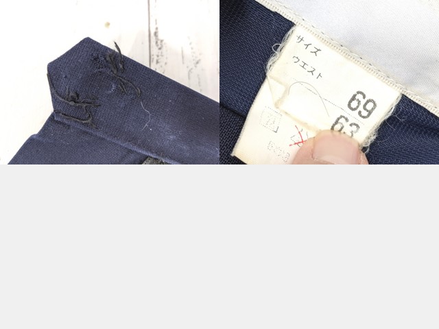 y65 長崎県 佐々町立佐々中学校 半袖カッターシャツ+夏服スカート+ネクタイ/yt4253【45XJ】