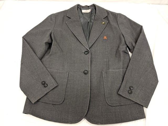 h31 京都府立落西高校 旧モデル 校章付きブレザー+半袖シャツ+冬服・夏服スカート/yt2432【5KFG】