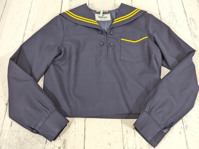 i74 静岡県西遠女子学園 冬服セーラー服+冬服スカート/yt7015【28XKE】