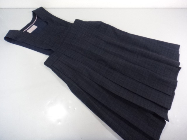 T287 福岡市立下山門中学校 夏服ジャンパースカート サイズ160/yt0269