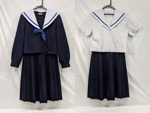 C83 愛知県 尾張旭中学校 冬服 165A・夏服セーラー服+冬服・夏服