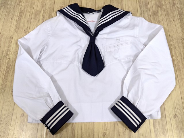 N40 東京都 十文字高校 夏服 中間服セーラー服 夏服スカート Yt3227 8kedf 女子制服 高校 中古学生服の専門店 A 制服 店 Com