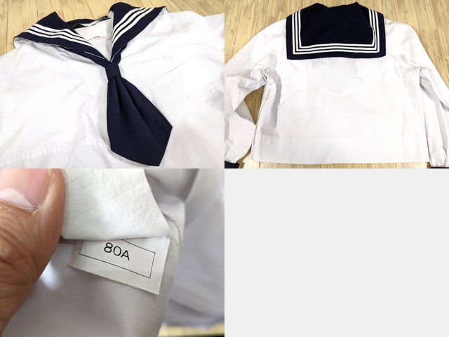 N40 東京都 十文字高校 夏服 中間服セーラー服 夏服スカート Yt3227 8kedf 女子制服 高校 中古学生服の専門店 A 制服 店 Com