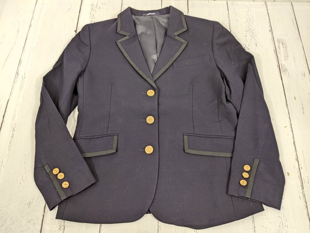 T2224 千葉県 八千代松陰高等学校 ブレザー+カーデガン+夏服・冬服スカート+リボン+ローファー/yt4155【22JED】