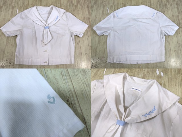 v32 愛知県 名城大学附属高校 夏服・中間服ブラウス+冬服スカート  