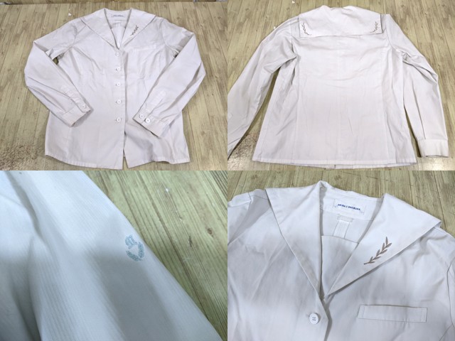 v32 愛知県 名城大学附属高校 夏服・中間服ブラウス+冬服スカート  