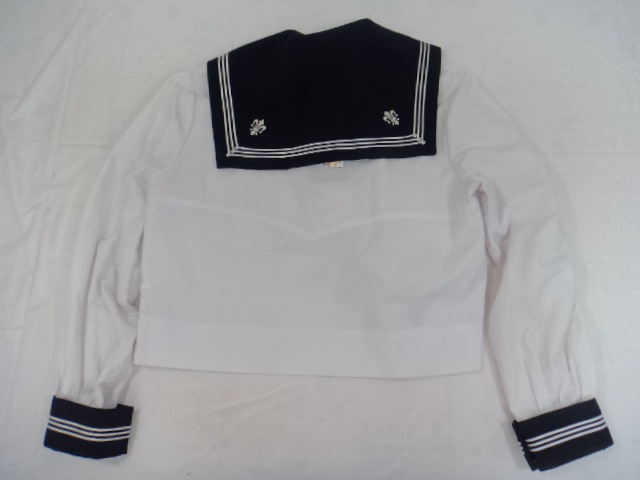 制服　JHS　セーラー服　井桁白二本線 楽天市場】トンボ学生服 セーラー服 小学生 白2本ライン 140cmA