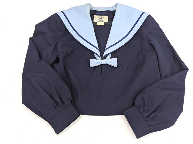 f36 愛知県 光ヶ丘中学校 冬服セーラー服+スカート+リボン/yt2146