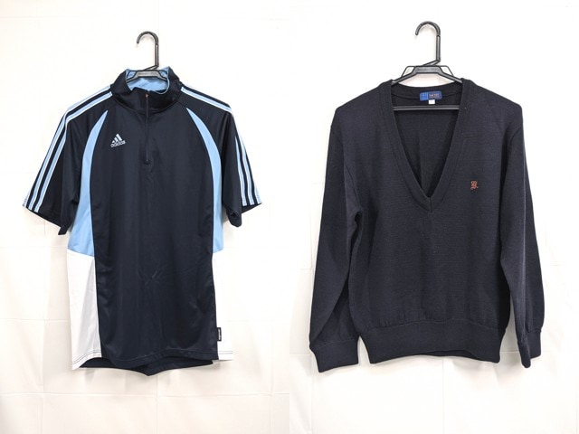 興国高校制服セーター サイズ3L 張り付く