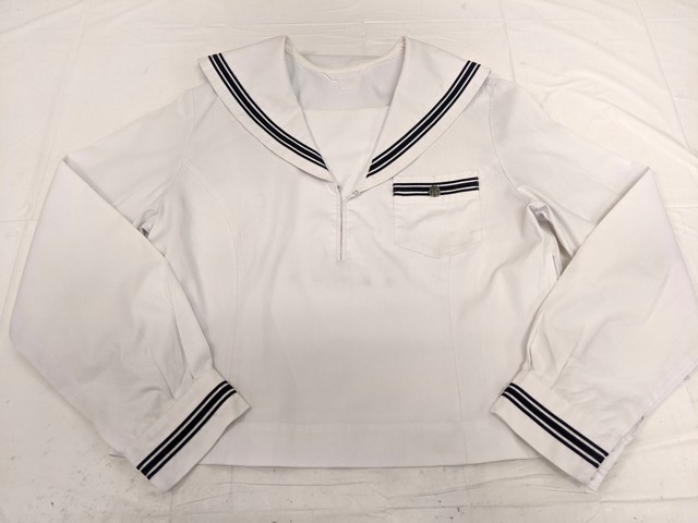 L31 北海道 函館商業高校 冬服・中間服セーラー服+冬服スカート+スカーフ/yt2840【3SHFR】