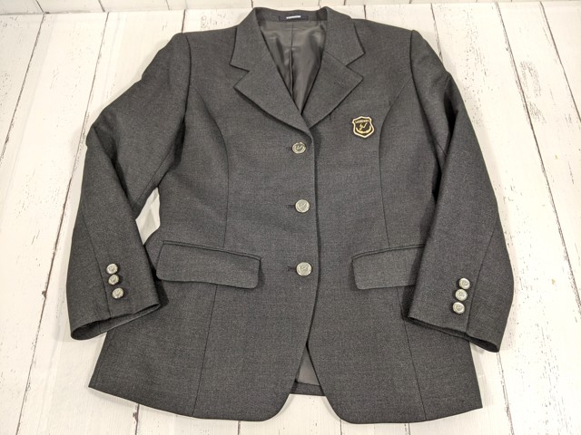 w19 長崎県 佐世保西高校 ブレザー+夏服ブラウス+セーター+長袖シャツ+冬服スカート/yt3956【3XHDF】