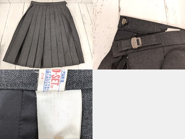 w19 長崎県 佐世保西高校 ブレザー+夏服ブラウス+セーター+長袖シャツ+冬服スカート/yt3956【3XHDF】