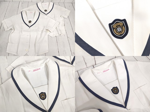 清風高校　制服（半袖、夏ズボン、ネクタイ、セーター）柔道着　サブバッグ Z72 大阪府 清風南海高校 夏服セーラー服+半袖・長袖シャツ+夏服