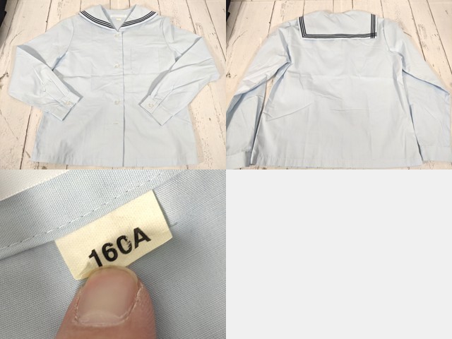 b76 長崎県 活水中学校 ブレザー+中間服セーラー服+冬服・夏服スカート/yt4638【17XKE】