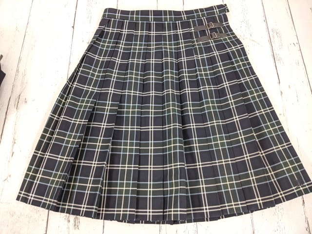 c91 鹿児島県 鹿児島高校 校章付きブレザー+ニットベスト+夏服セーラー服+長袖シャツ+冬服スカート+リボン/yt4832【3WOPC】