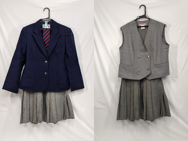 C58 愛知県 名東高校 ブレザー+夏服・冬服スカート+ネクタイ