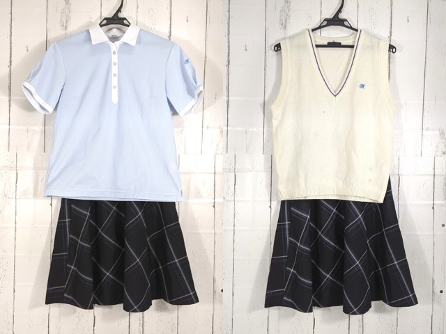 中古制服】北海道 北海学園札幌高等学校 女子制服 2点（シャツ