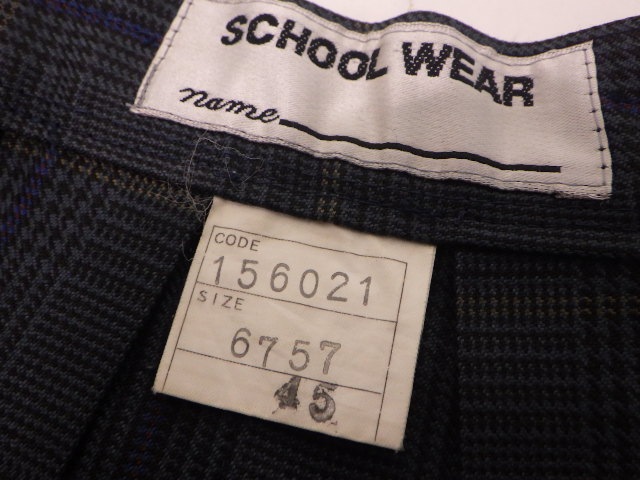 e32 挟山経済高校 ブレザー160+長袖シャツ+セーター+冬服スカート/yt2058【25HF】