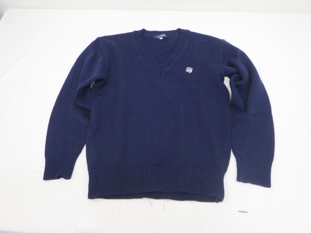 e32 挟山経済高校 ブレザー160+長袖シャツ+セーター+冬服スカート/yt2058【25HF】