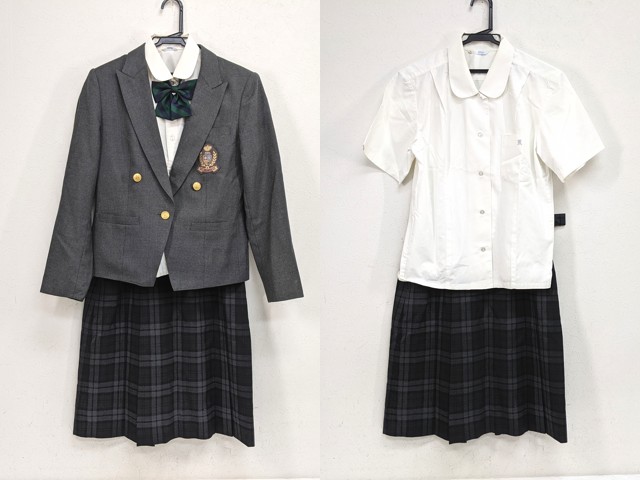 f36 中部大学春日丘高校 ブレザー+半袖・長袖シャツ+冬服スカート+