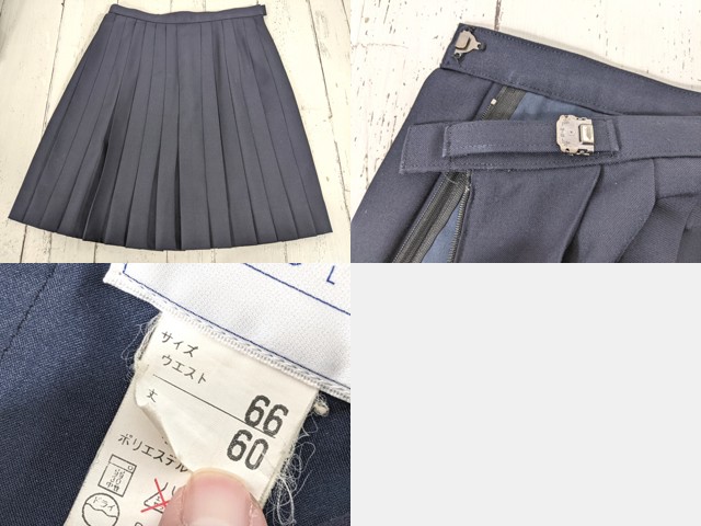 R22 愛知県 名古屋西高校 夏服・冬服セーラー服+夏服スカート+リボン