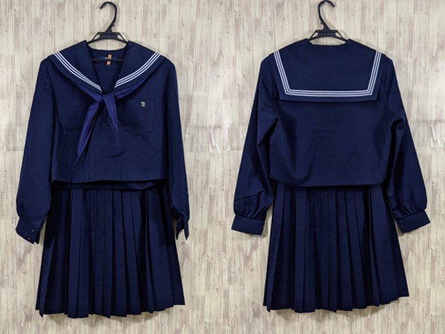 本物 高校 女子 制服 セーラー服 関西 中京女子大学付属高校 セーラー服 本物 マルエイ