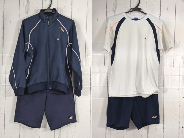 d71 東京都 玉川聖学院 部活動ウエア 半袖シャツ+ハーフパンツ+長袖ジャージ/yt5087【3EDD】