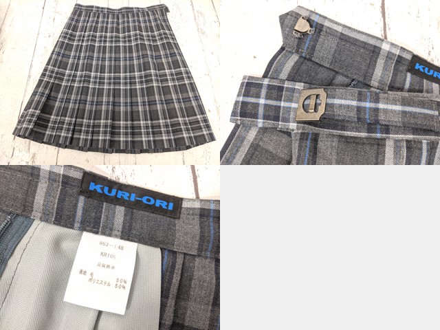 i49 福島県 いわき光洋高校?? ブレザー+ニットベスト+夏服・冬服スカート+ネクタイ/yt7004【15CLB】