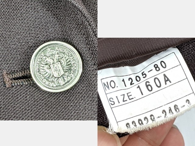 T2212 東京都立八王子東高校 ブレザー+冬服スカート/yt4162【15CJD】