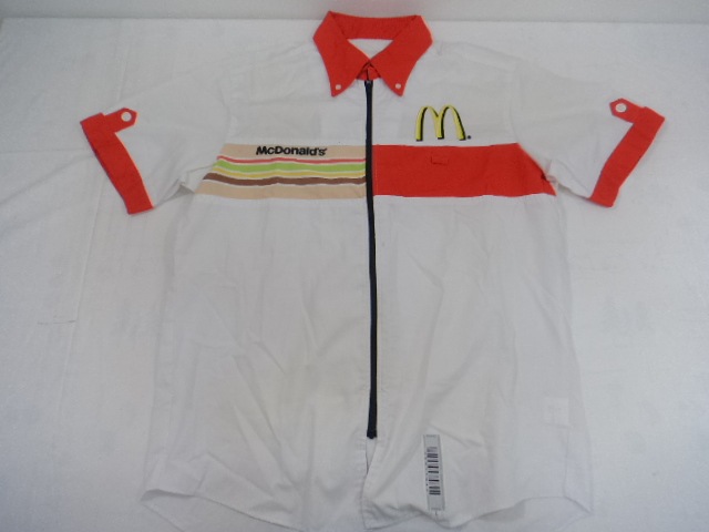非売品 マクドナルド マック マクド 旧制服 クルーユニフォーム 半袖