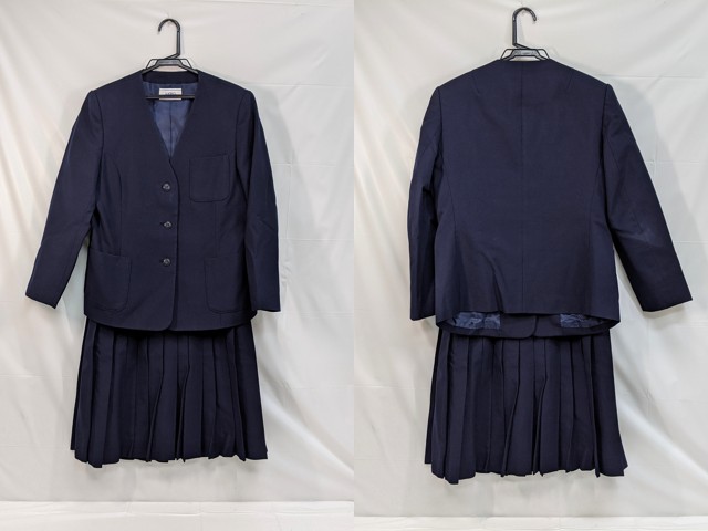 M31 新潟県 新津第二中学校 ブレザー+冬服スカート/yt2937【35RD