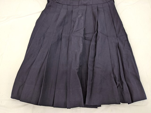 m44/中学校・高校□冬セーラー服上下セット 茶色3本線/og0548