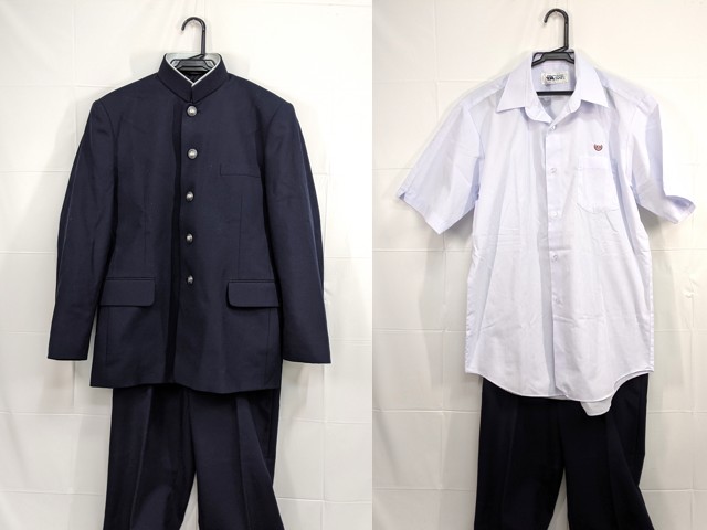 ★新居浜西高校★新品未使用★男子制服★Yシャツ半袖★Lサイズ 新居浜西高等学校(愛媛県) 第2回フォトコンサイト_データ KANKO 学校