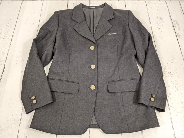 x08 京都府 洛西中学校 ブレザー+長袖カッターシャツ+夏服スカート+ネクタイ/yt4065【15JXD】