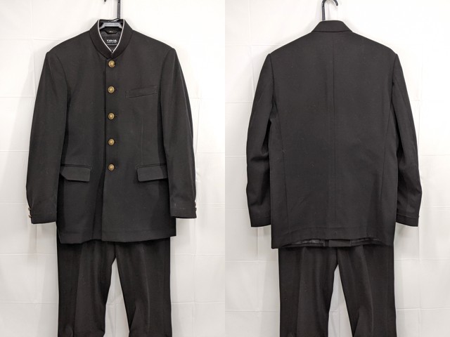 Y56 公立 中学校 高校 学ラン160A+冬服ズボン/yt2444【4LXK】 | 男子