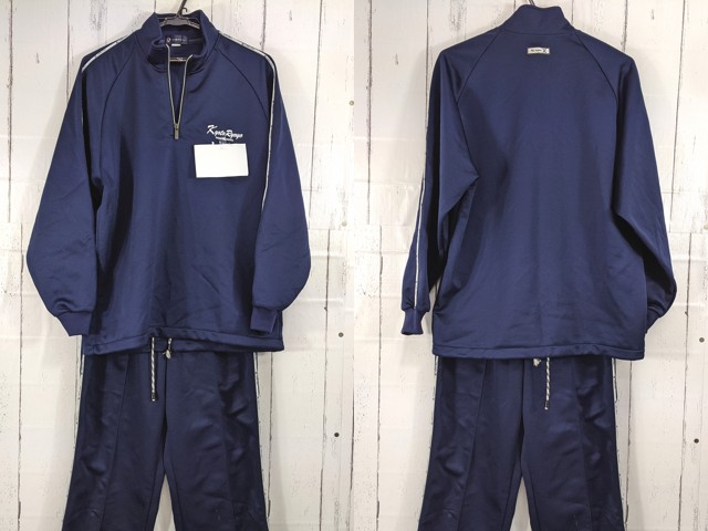 k67 京都府 京都両洋高校 体操服 体操着 長袖ジャージ上下/yt7018【4JHC】