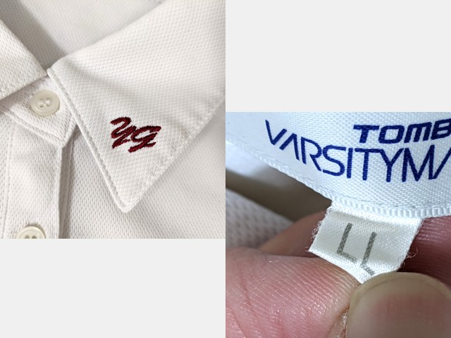 o05 山梨学院高校 夏服ブラウス+半袖ポロシャツ+夏服スカート+リボン