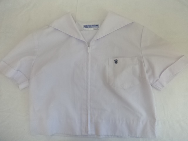 g44 愛知県立新城東高等学校 夏服上下セット セーラー服 サイズ