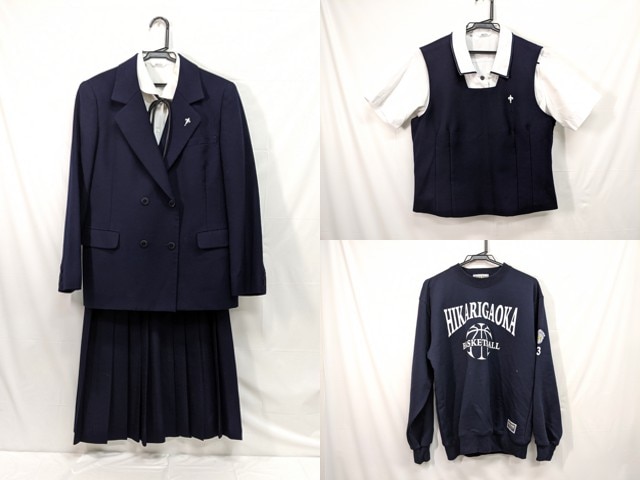 C12 愛知県 光ヶ丘女子高校 ブレザー+夏服半袖・長袖シャツ+