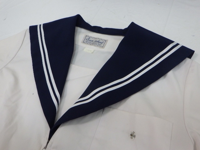 U54 中学校?? 高校?? 夏服セーラー服+夏服スカート/yt2045【3XHS