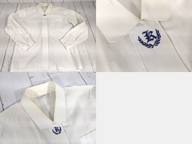 a58 岡山県立興陽高校 旧モデル 夏服セーラー服+長袖シャツ+夏服スカート/yt4584【4XJDC】